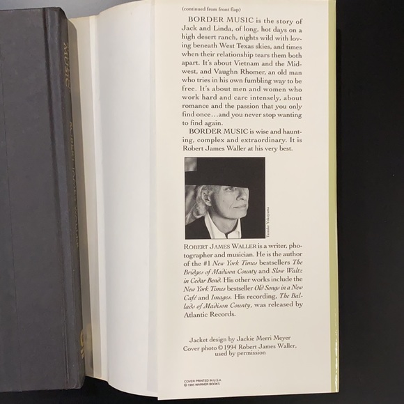 Border Music (1993) by Robert James Waller - Hardcover Novel - Picture 4 of 6